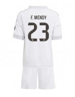 Real Madrid Ferland Mendy #23 Hjemmedraktsett Barn 2025-26 Korte ermer (+ bukser)